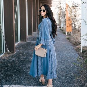 Free People Kimono Maxi Dress